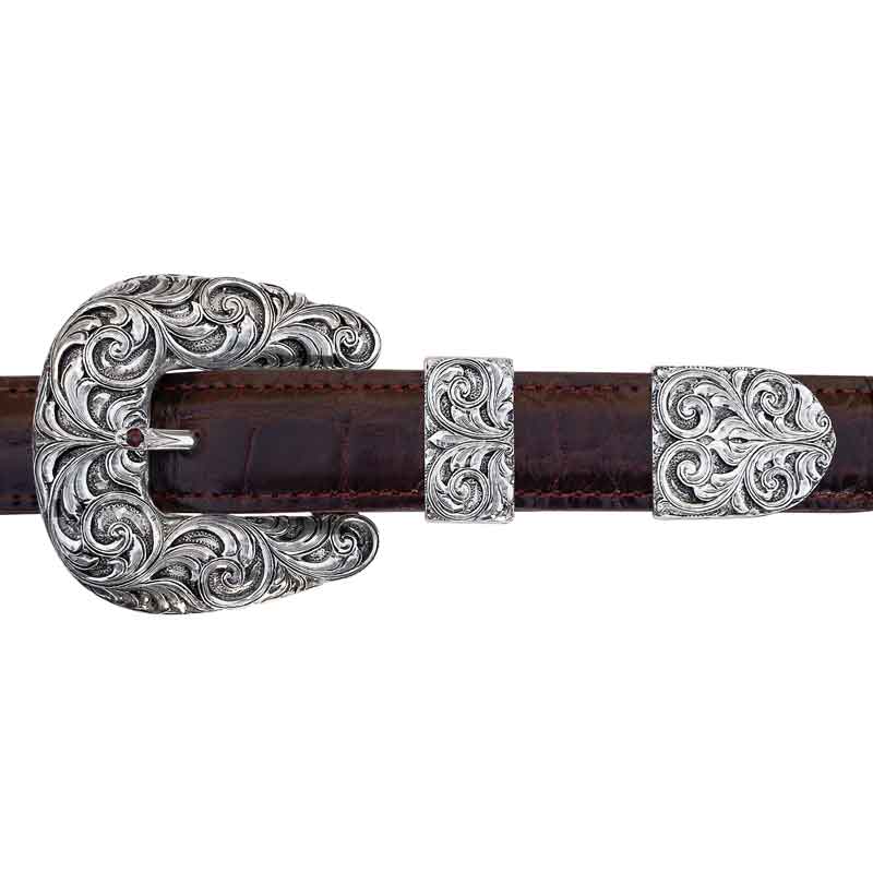 The Maverick Sterling Silver Belt Buckle
