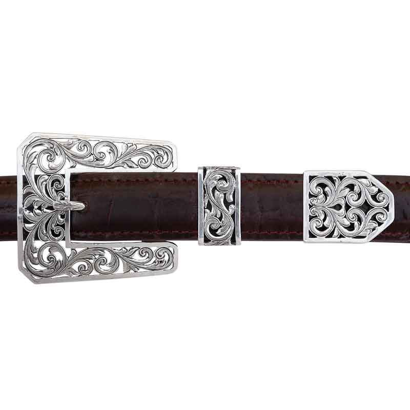 The Cattleman Sterling Silver Belt Buckle