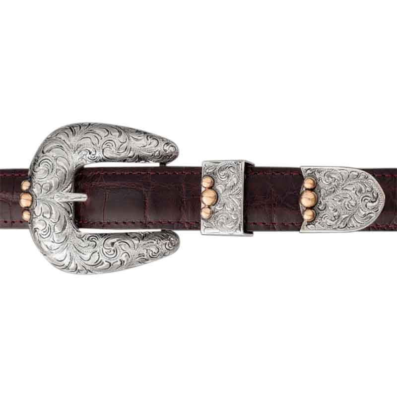 The Whiskey King Sterling Silver Belt Buckle