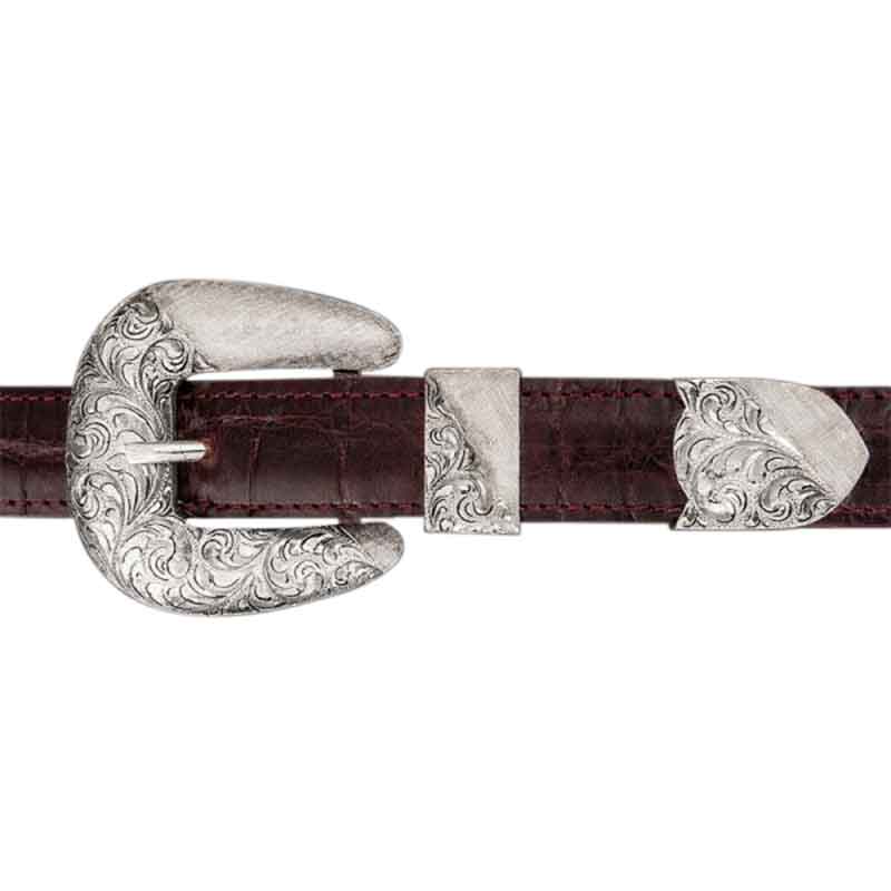 The Old West Sterling Silver Belt Buckle