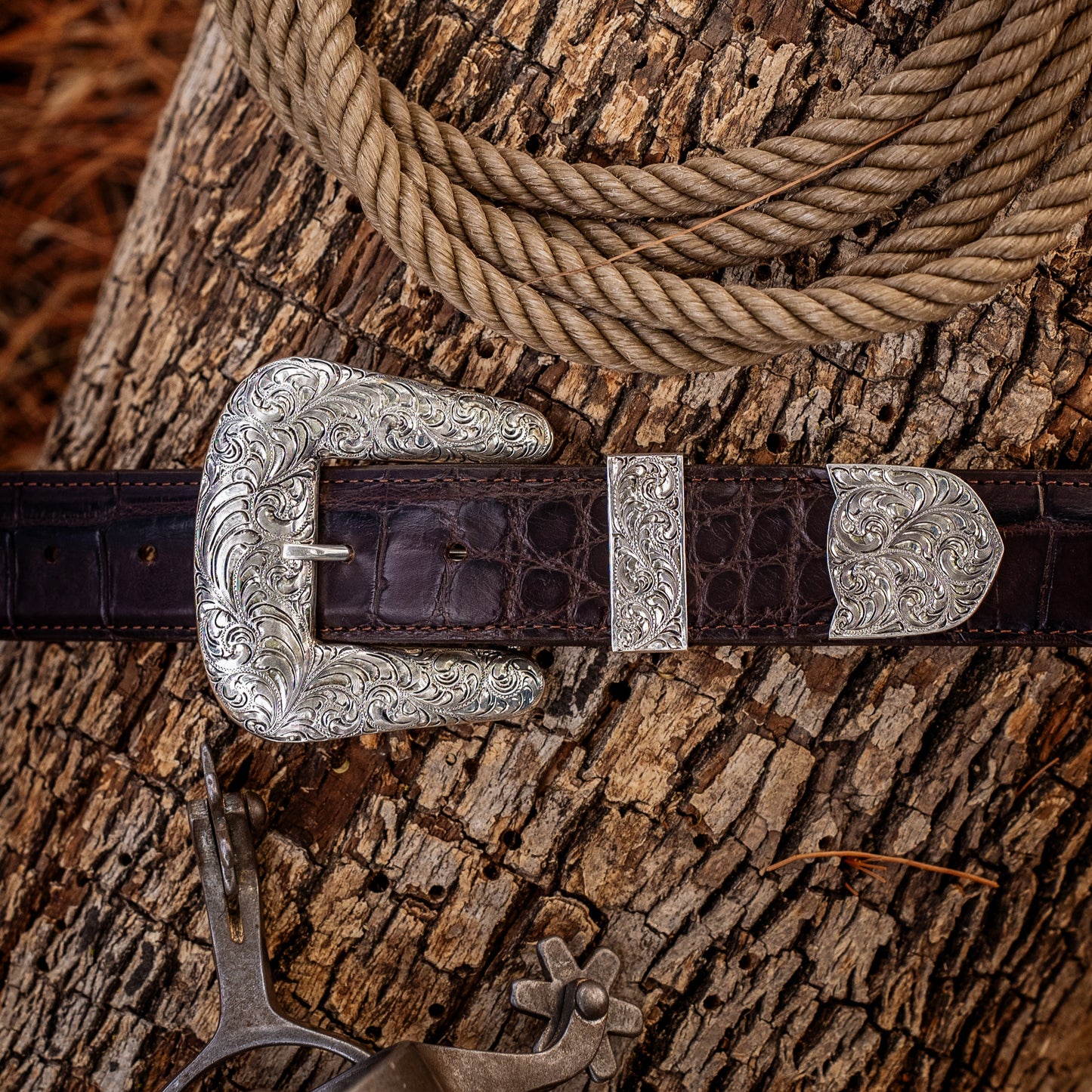 The Wentworth Sterling Silver Belt Buckle