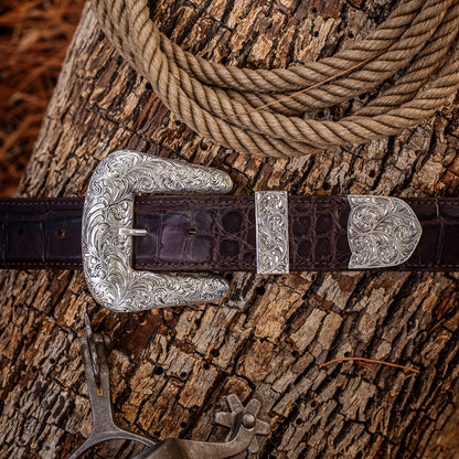 The Wentworth Sterling Silver Belt Buckle