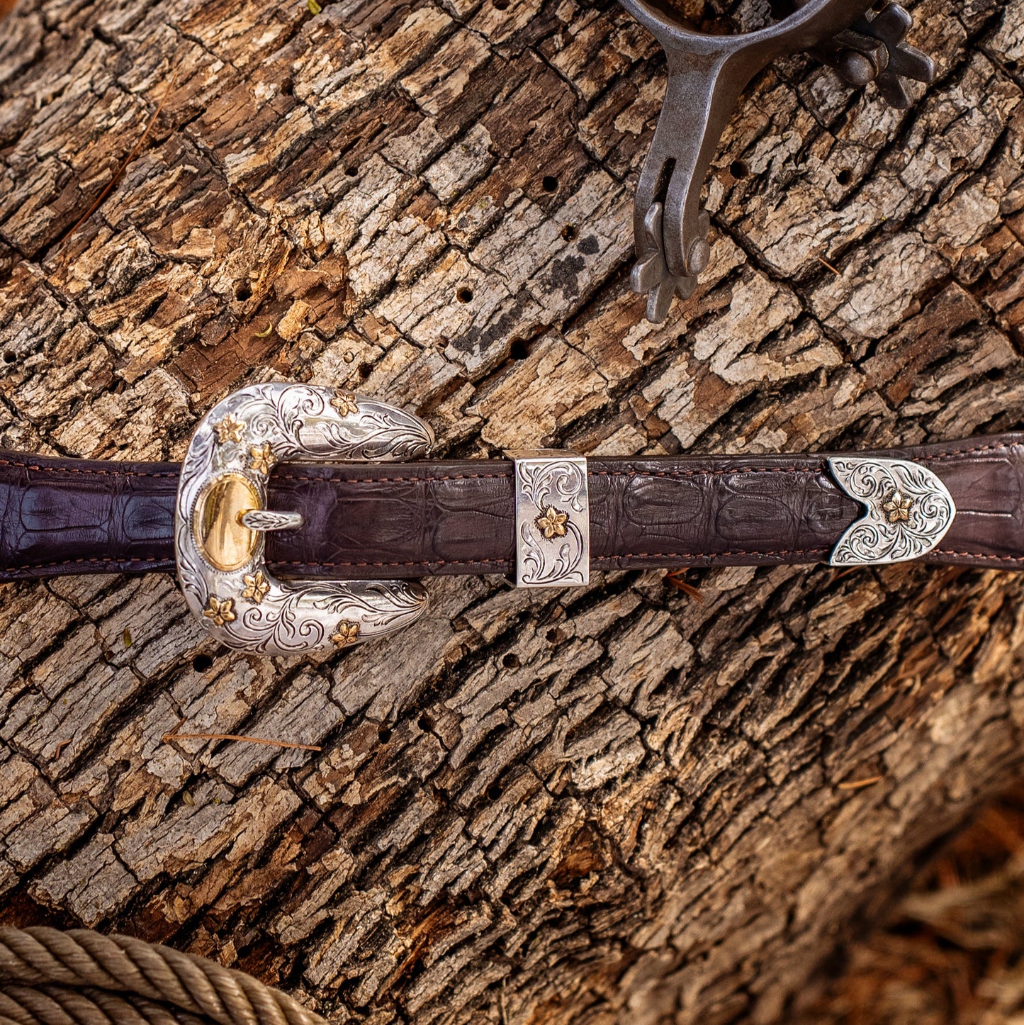 The Sinclair Sterling Silver Belt Buckle