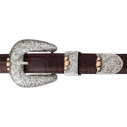 The Whiskey King Sterling Silver Belt Buckle
