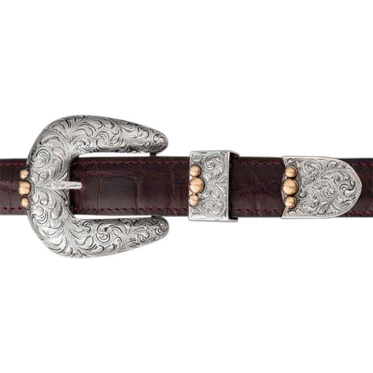 The Whiskey King Sterling Silver Belt Buckle