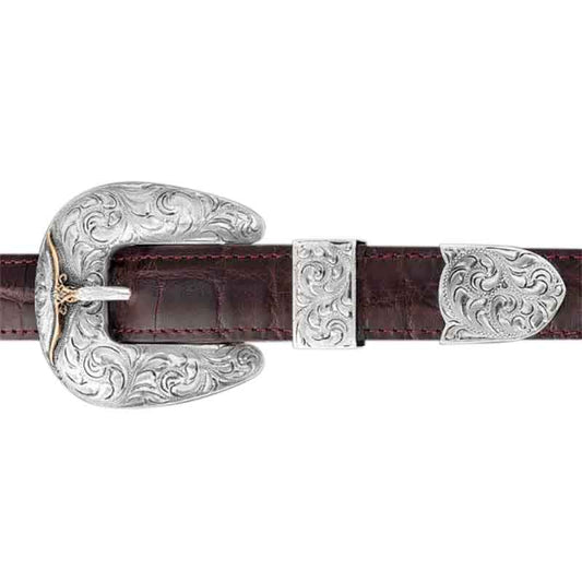 The Grand Steer Sterling Silver Belt Buckle