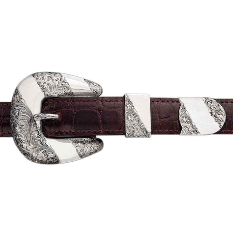The Black Label Sterling Silver Belt Buckle